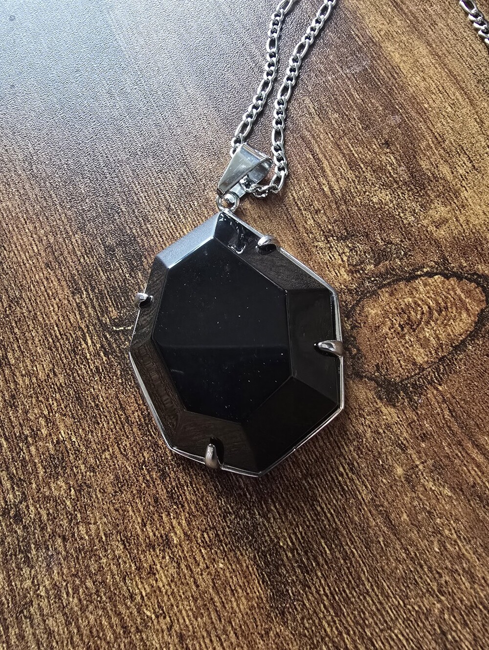 Black Onyx Veta Necklace By Evil Pawn Jewelry - Picture 6 of 6